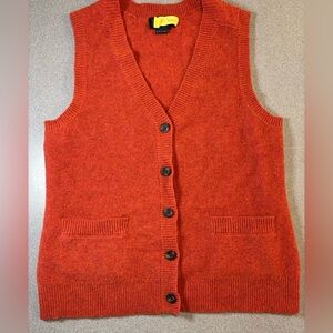 Pendleton Vintage Button-Up‎ Wool Sweater Vest. SZ M.